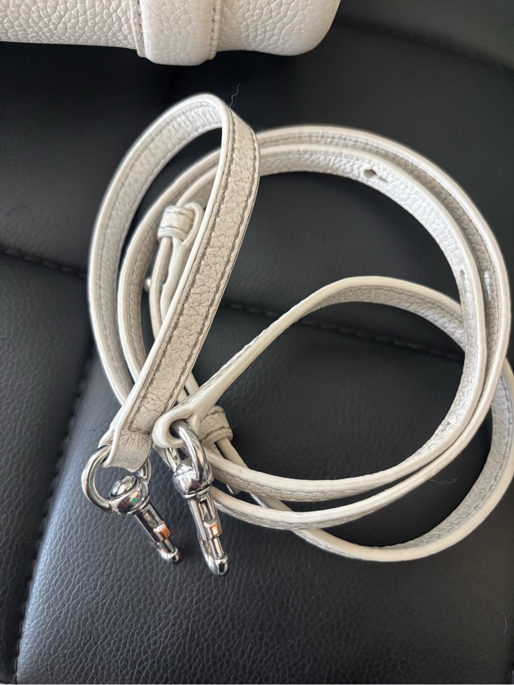 Marc Jacobs Small Duffle Mini Satchel in Off White - Picture 13 of 14